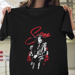 ใหม่ เสื้อยืดลําลอง แขนสั้น พิมพ์ลายนักร้อง Selena Quintanilla 90S ขนาดเล็ก ของขวัญแฟนซี 2021