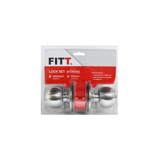 ลูกบิดห้องน้ำ FITT 587SSP ฝาใหญ่ หัวกลม STAINLESS STEEL | FITT | 587SSP ลูกบิดประตู มือจับประตู ประตูและหน้าต่าง ลูกบิดห