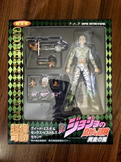 Medicos Super Action Statue JoJos Bizarre Adventure Guido Mista &amp; Sex Pistols 2nd โจโจ้ ล่าข้ามศตวรรษ กุยโด้ มิตซูต้า