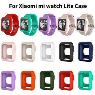 เคส for xiaomi mi watch lite Case ซิลิโคนเคลือบด้านสีสันสดใสสำหรับ