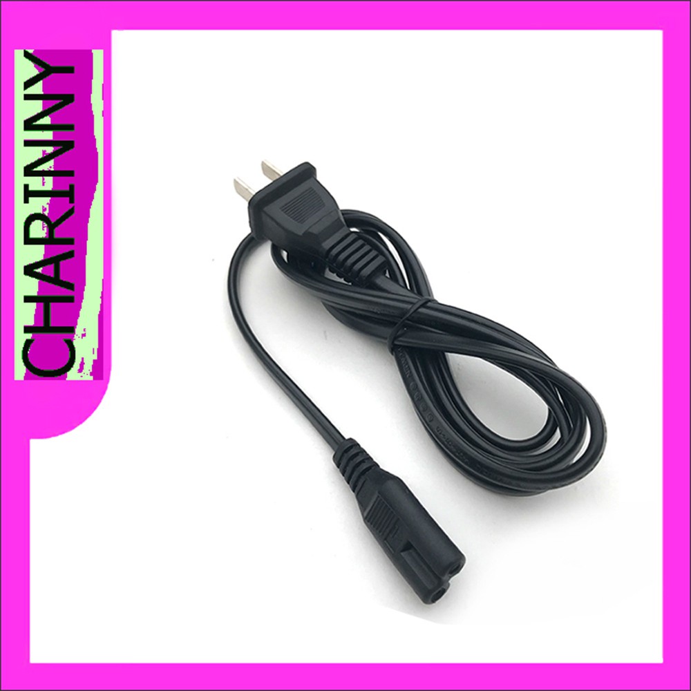 สายไฟ AC สาย Power 2 รูกลม 1.5m 2 Holes Power Cord Cable สำหรับ Printer วิทยุ และอื่นๆ