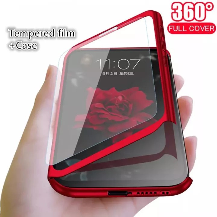 เคสประกบ360 สำหรับรุ่น Redmi Note 9 ประกบหน้าหลัง แถมฟิล์มกระจก1ชิ้น