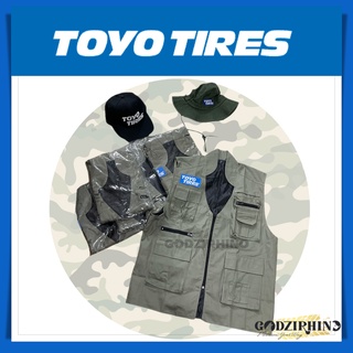 TOYO TIRES เสื้อกั๊ก หมวกเดินป่า 🏕 หมวกแก้ป คอลเล็คชั่นพิเศษ ด่วน‼️ ของมีจำนวนจำกัด สินค้าพรีเมี่ยม แท้จากโตโย 🏆🏅