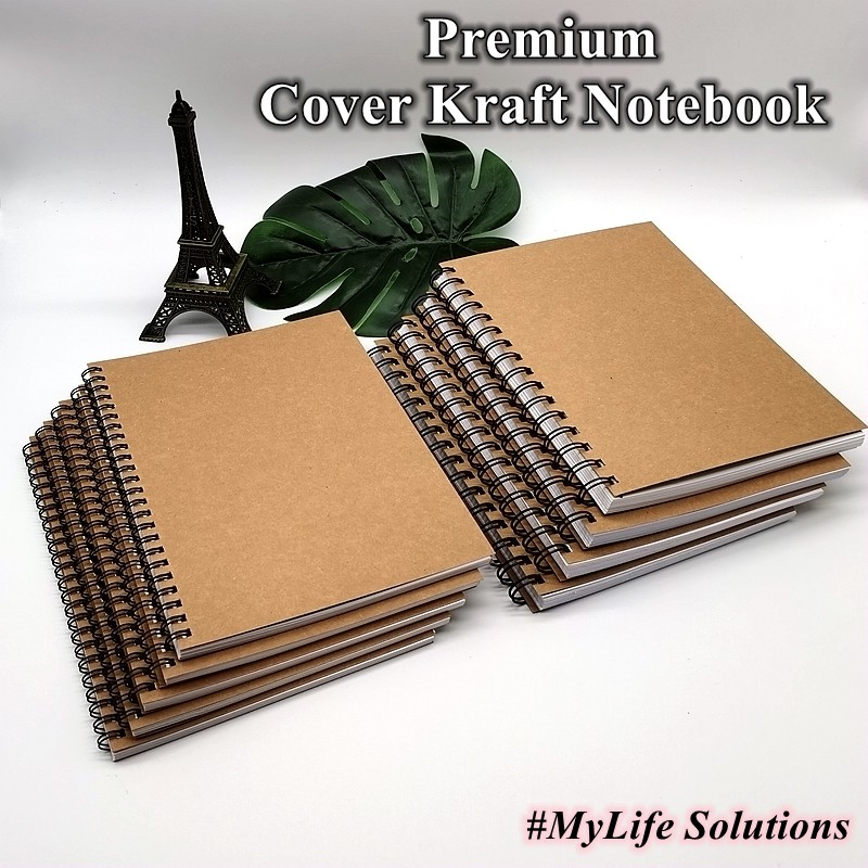 พรีเมี่ยมคราฟท์โน๊ตบุ๊คไดอารี่หนังสือวารสารหนังสือBinderโน๊ตบุ๊คBuku Nota Bukuไดอารี่เปล่าเส้นจุดโน๊