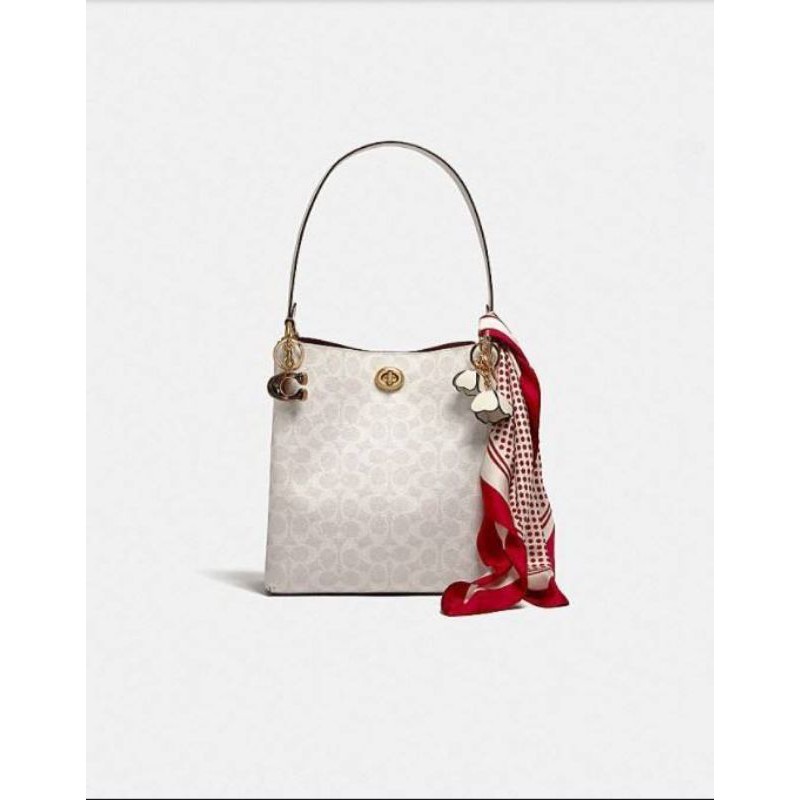 COACH Charlie Bucket Bag In Signature ((89003))