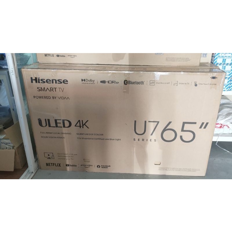🎀Hisense 4K ULED TV รุ่น 65U7G สินค้าเกรด B
