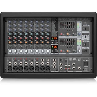 BEHRINGER PMP1680S 1600 Watt 10 Channel Powered Mixer with Dual Multi-FX Processor and FBQ Feedback Detection System