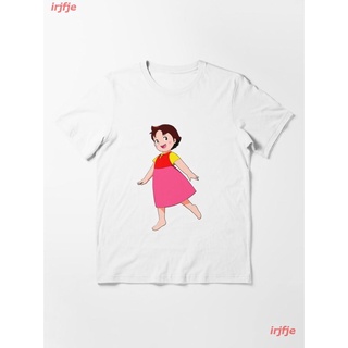 2022 Heidi Smile Essential T-Shirt ผู้หญิง ดพิมพ์ลาย เสื้อยืดผ้าฝ้าย คอกลม cotton แฟชั่น discount Unisex