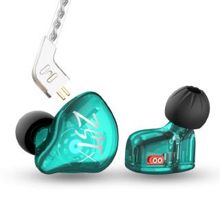 KZ ZST X 1BA+1DD Hybrid Unit In-ear  ชุดหูฟังไฮบริด ชนิดอินเอียร์ HIFI Bass พร้อมสายเคเบิลชุบเงิน