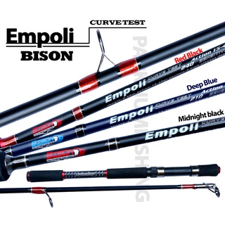 คันสปิน Bison Empoli Lure wt. 15-40 G ขนาด 6-10 ฟุต งานหน้าดิน งานบ่อ หมายธรรมชาติ เหมาะมาก