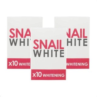 Snail White Soap x10 สบู่หอยทาก 3ก้อน