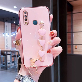 เคส VIVO Y15 Y12 Y17 Y11 สร้อยข้อมือหัวใจสำหรับเด็กหญิงและสตรี | HY