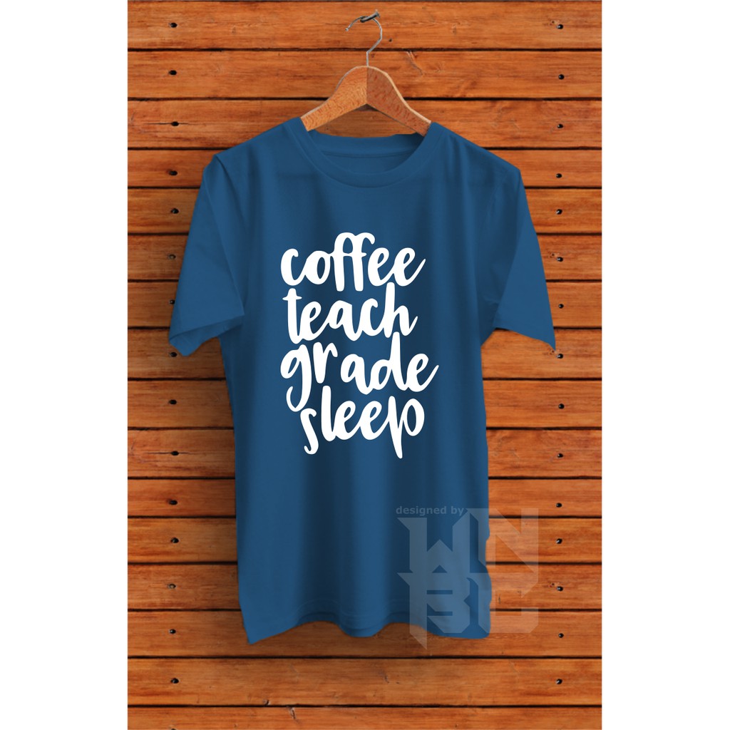 เสื้อยืด เสื้อยืด Barista Kopi Coffee สอน Grade Sleep