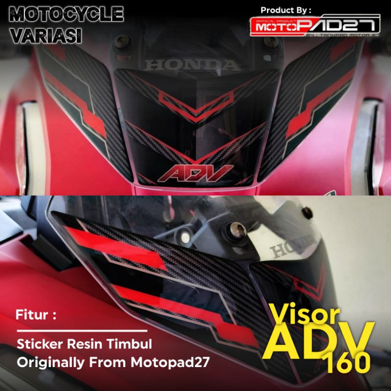 Adv 160 Visor Sticker ADV 160 สติ๊กเกอร์ติดกระจกเรซิน