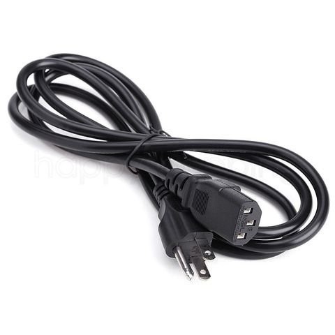 สายไฟ AC 3 รู ทรง คางหมู คอมพิวเตอร์ Adapter Power Cable Computer Notebook ยาว 1.5 เมตร
