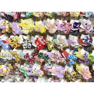 Leedersern : กิ๊บโบว์ กิ๊บผู้หญิง กิ๊บมินิ Bow hairpin Hair accessory คละลาย