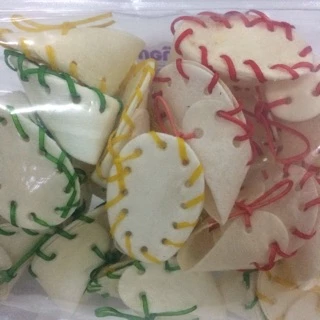 ขนมน้องหมา รองเท้าขาว 2.75 นิ้ว แพค 25 ชิ้น