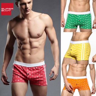 (สินค้าส่งในไทย 1-2 วัน) กางเกงบ๊อกเซอร์ Boxer Sports Super Body รุ่น ผ้ายืด ทรงสวย (บรรจุ 1 ตัว/แพ็ค)