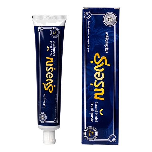 "ยาสีฟันสมุนไพรรุ่งอรุณ ชนิดครีม ขนาด 100 g หลอดใหญ่ / แบบซอง