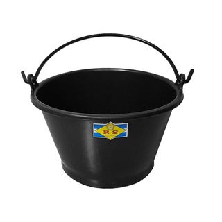 ถังหูหิ้วเบอร์ 10 รุ่น RS10BL ขนาด 4 ลิตร สีดำ ถังพลาสติก Handle bucket No. 10, model RS10BL, size 4 liters, black