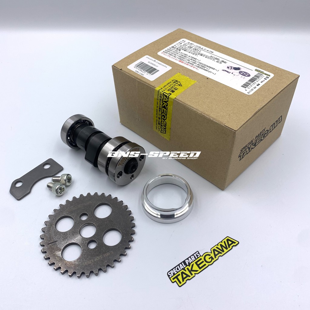 ชุดแคมพร้อมเฟือง Takegawa Sports camshaft KLX110/KSR110