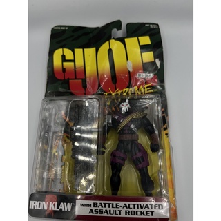 โมเดลฟิกเกอร์ Model Figure ของเเท้-Marvel GI-JOE-IRONKLAW-with battle-activated assault rocket-