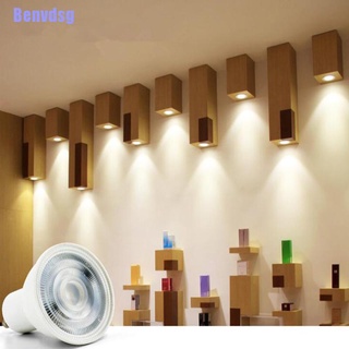 Benvdsg&gt;g: ไฟสปอร์ตไลท์ Led Gu10 Cob 6W Mr16 หรี่แสงได้ สีขาว