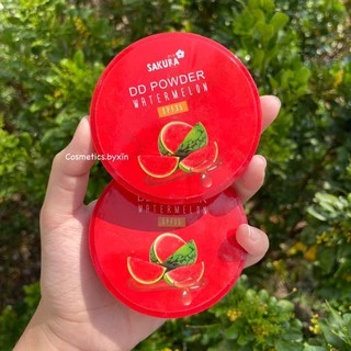 แป้งดีดีแตงโม SPF35 [Sakura DD Powder Watermelon] แป้งพัฟ แป้งอัดแข็ง No.1795