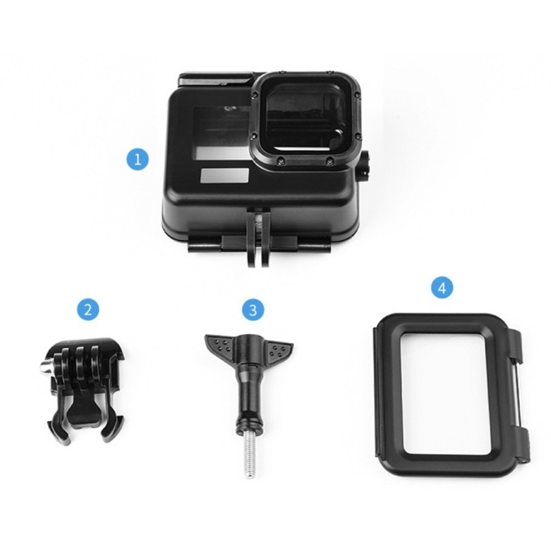 เคสกันน้ำ แถมฝาหลังแบบทัชจอได้ สำหรับ โกโปร12 ,11, 9-10 Protective Housing with touch backdoor for Gopro12,11,10,9