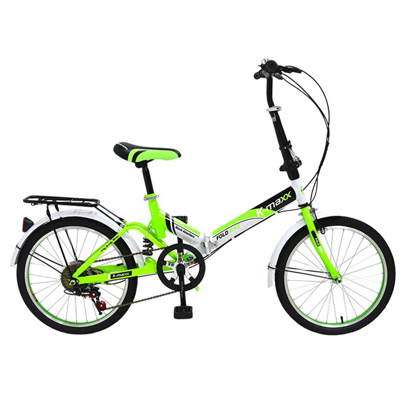 K-BIKE MAXX จักรยานพับได้ FOLDING BIKE 20 นิ้ว 6 Speed รุ่น 20K62 New Design (เขียว/ขาว)