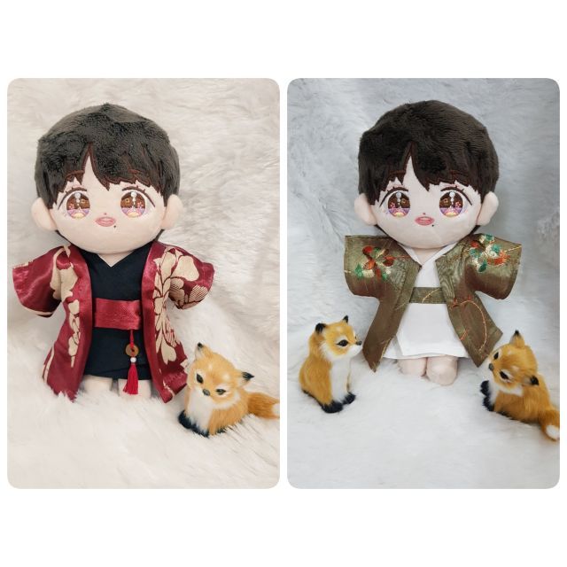 •15/20cm• ชุดจีน เซ็ต 3-4 ชิ้น ชุดตุ๊กตา 20 cm ชุดตุ๊กตาไอดอล ตุ๊กตาป๋อจ้าน ตุ๊กตาexo