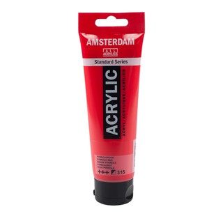 (KTS)สี AMSTERDAM  Acrylic 120ml. #315 Pyrole Red