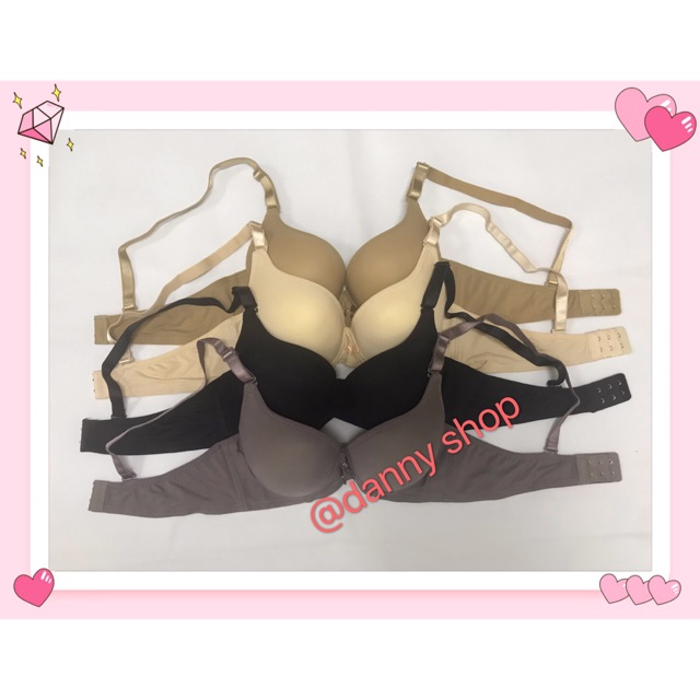 [พร้อมส่ง] เสื้อในฟองหนา มีโครง/2ตะขอ/เนื้อผ้าไนล่อน#5225