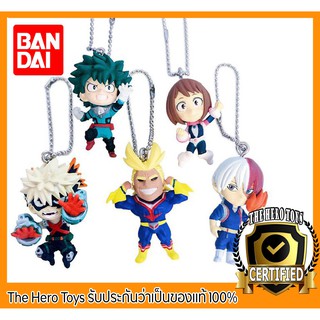 กาชาปองลิขสิทธิ์ของแท้ Gashapon 300Y My Hero Academia Deformed Mascot Keychain - กาชาปองมายฮีโร่