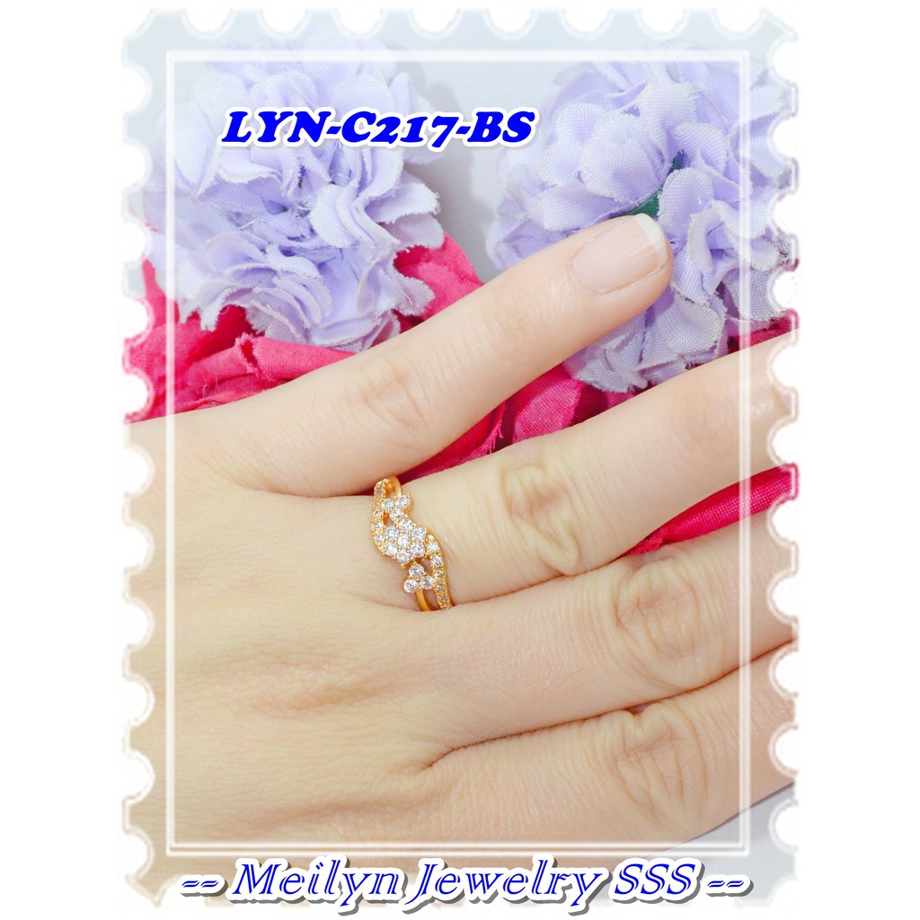 LYN Original Meilyn Brand 18K Gold Plated Ring
