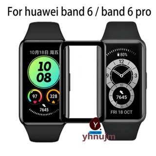 ฟิล์ม Huami Band 6 pro ฟิล์ม 3d ฟิล์มกันรอยหน้าจอทรงโค้ง for ฟิล์ม Huawei Band 6 ฟิล์ม อุปกรณ์เสริมสมาร์ทวอทช์ Huawei Band 6 Smart Watch ฟิล์ม