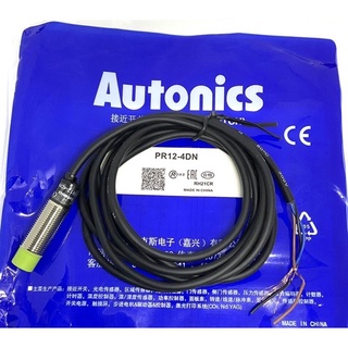 เซ็นเซอร์ PR12-4DN AUTONICS Inductive proximity sensor Ø12mm-ระยะการจับโลหะ4 mm  NPN-NO12- 24 VDC