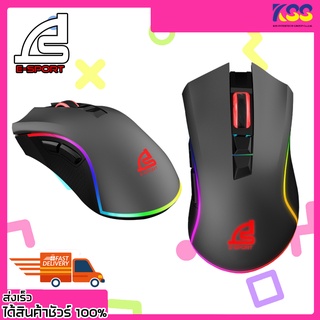 เมาเกม เม้าเล่นเกม เมาส์เกมมิ่ง Signo Gaming Mouse Macro Laster Gm-961S Black รับประกัน 2 ปี