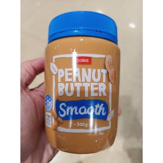 Coles Peanut Butter Smooth  500g  เนยถั่วลิสงชนิดบด ละเอียด โคลส์ 500กรัม ราคาพิเศษ 