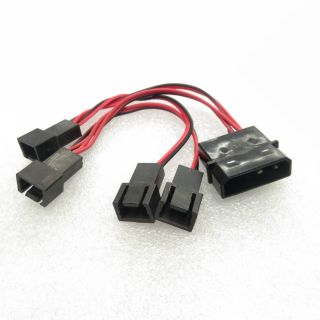 สาย power molex 4Pin to 12 V 3Pin  4Port