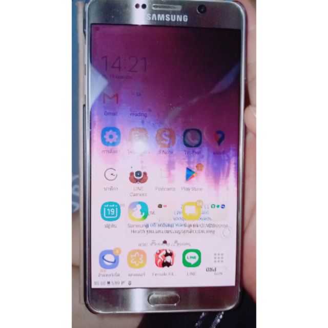 Samsung Note 5  จอเบิร์น