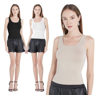 Cherilon เชอรีล่อน เสื้อกล้าม เสื้อยืด เสื้อแขนกุด คอ U ผ้าน…