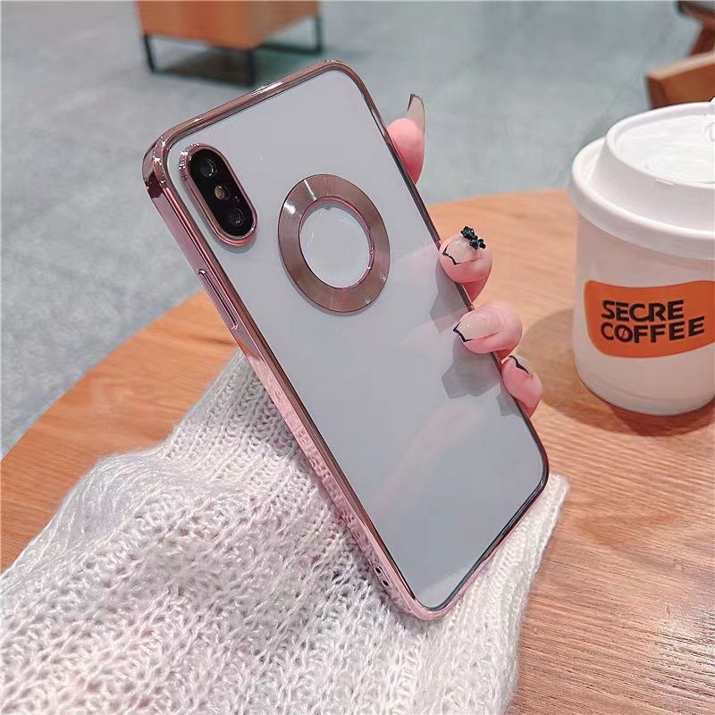 เคสโทรศัพท์มือถือแบบนิ่ม ใส กันรอยเลนส์กล้อง ขอบสี่เหลี่ยม สําหรับ iPhone 11 Pro MAX X XR XS MAX 7 8 Plus se 2020 se 2022