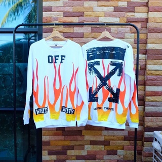 เสื้อ​ยืด​แขนยาว OFF เสื้อ​แขน​ยาว​ ​เสื้อ​วัยรุ่น​ เสื้อ​วิน​เท​จ​