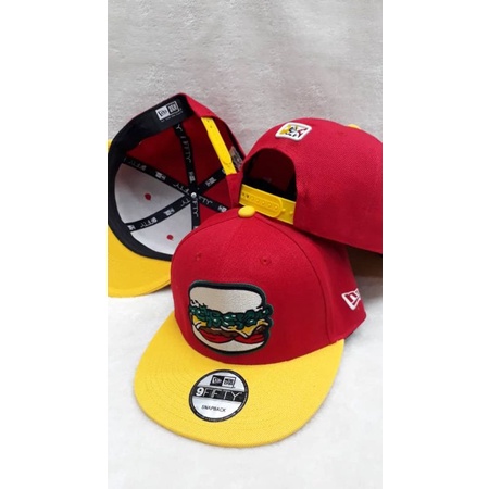 หมวก Burger Newera Snapback Topi Burger Snapback