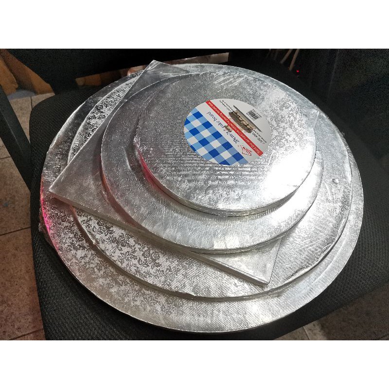 cake board แบบหนา 1.3ซม มีหลายขนาด ฐานรองเค้กแบบหนา