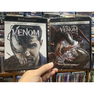 4K Ultra Hd + Blu-ray แท้ เรื่อง Venom 1-2 รวม 2 ภาค เสียงไทย บรรยายไทย