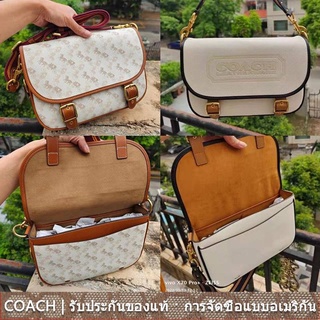 us นำเข้า⭐️ Coach C8848 C8470 Field Messenger ผู้หญิงผู้ชายกระเป๋าสะพายข้าง Crossbody 8848 8470