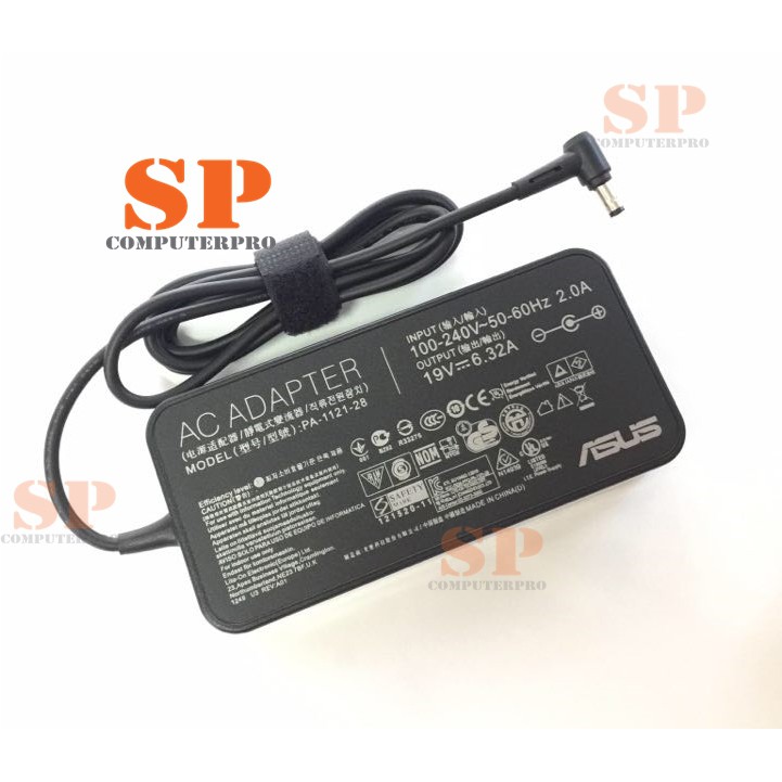 Adapter ASUS อแดปเตอร์ของแท้ ASUS N580V FX504G K550J A550J FX503 G551 GL552 GL752V GL553 FX553V N550LF 19V 6.32A หัว 2.5