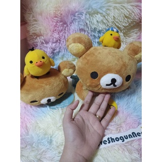 Rilakkuma Set น้องคุมะถือพัด ใส่ชุดญี่ปุ่น มีน้องไก่โทริเกาะบนหัว น่ารักมากจ้า